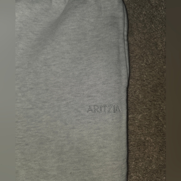 Aritzia Sweatfleece Boyfriend Wide Leg Sweatpants, Size XS - Picture 2 of 3